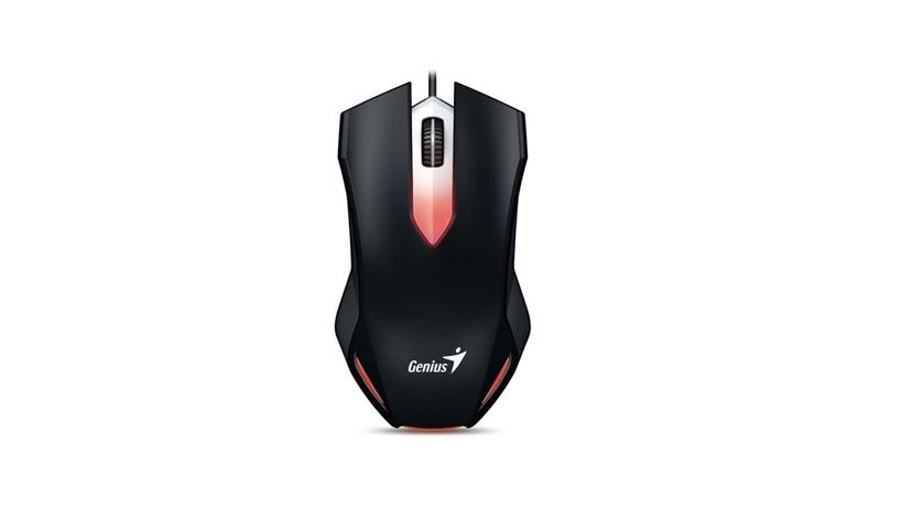 MOUSE GAMER GENIUS X-G200 CON LUCES LED, DISEÑO AMBIDIESTRO