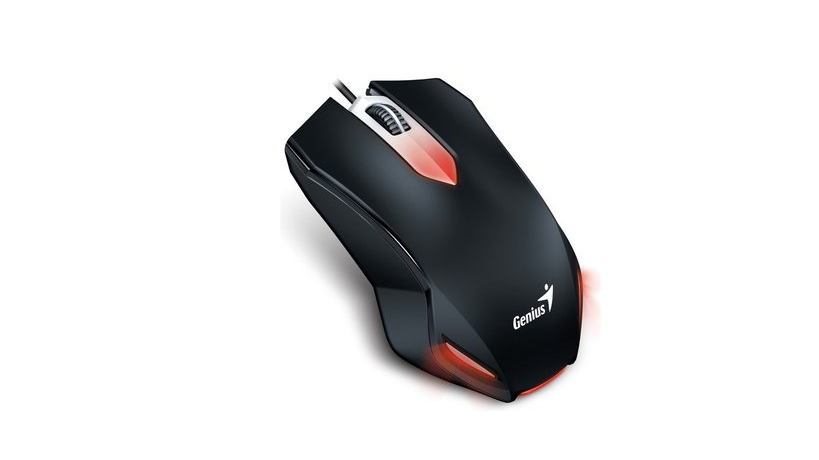 MOUSE GAMER GENIUS X-G200 CON LUCES LED, DISEÑO AMBIDIESTRO