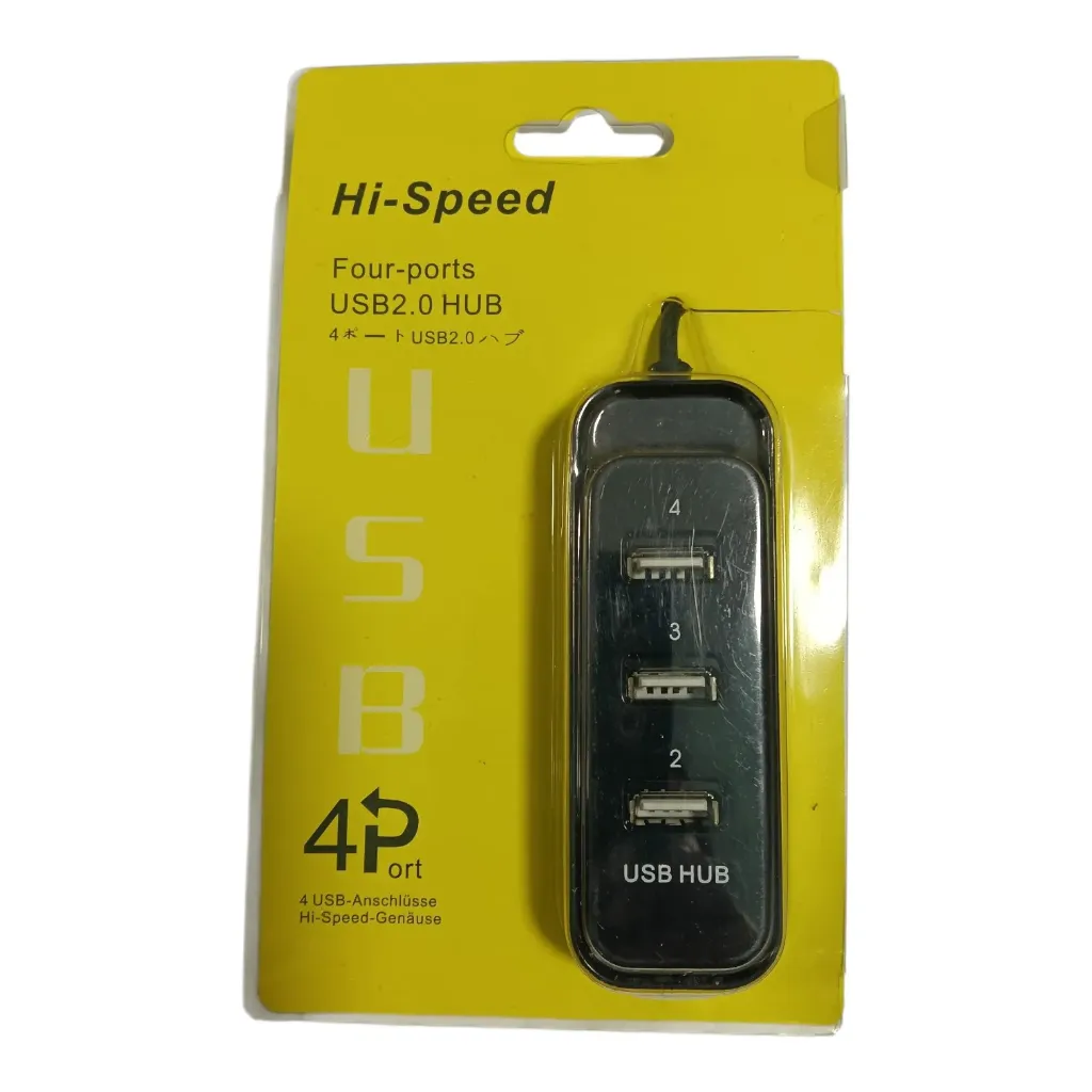 Hub USB 2.0 - 3 Puertos Con Switch