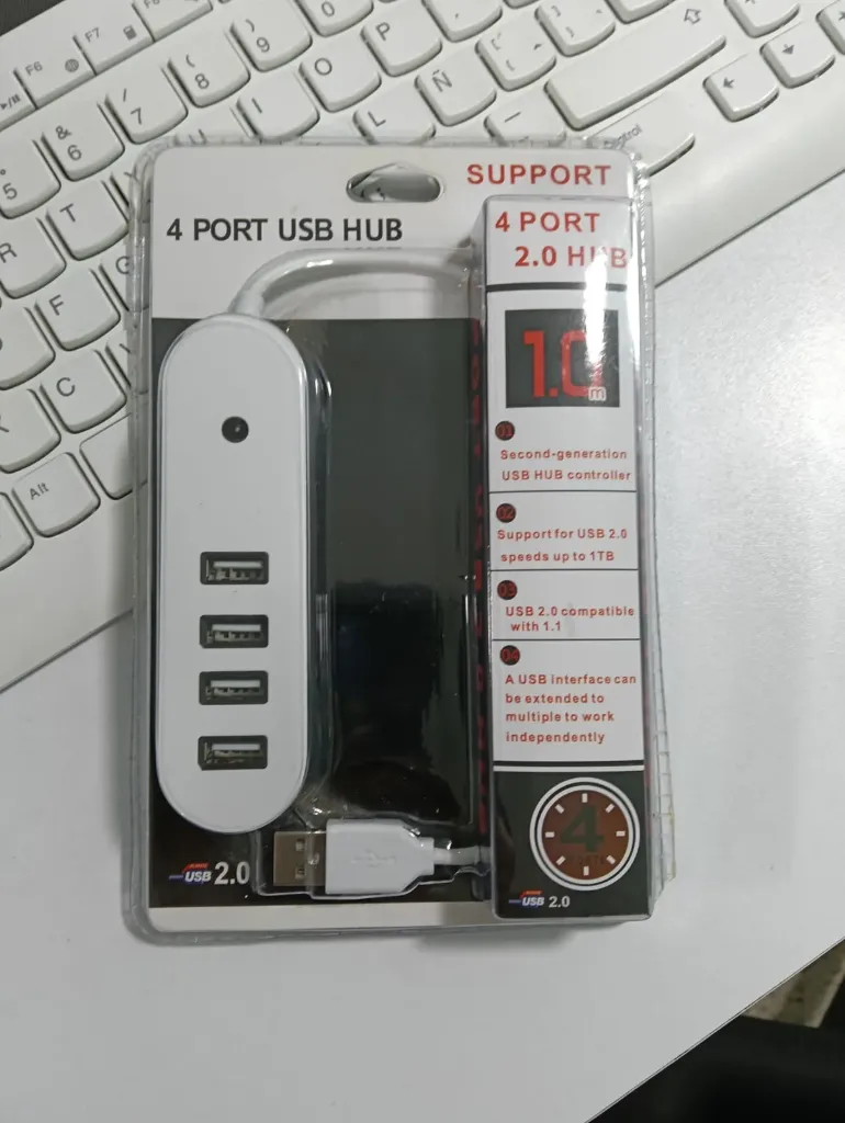 HUB 4 PUERTOS USB 2.0