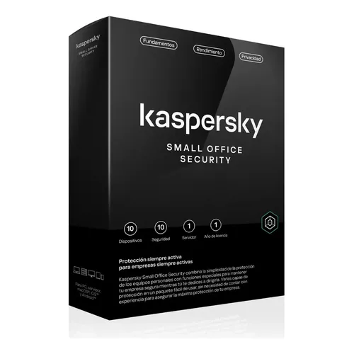 [KSO10SERVER1] Licencia Kaspersky Small Office Security 10 PCs 1 File Server (1) Año