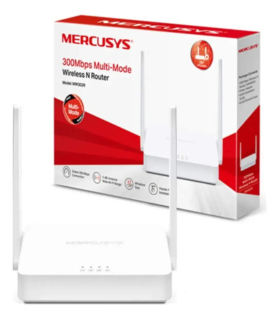 ROUTER MERCUSYS MW302R 2 ANTENAS