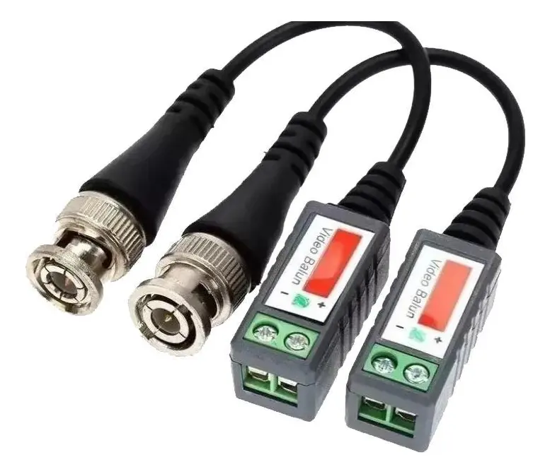 [VBALUN] Transmisor Pasivo Video Balun Cámara Sistema Cctv Hd (par)