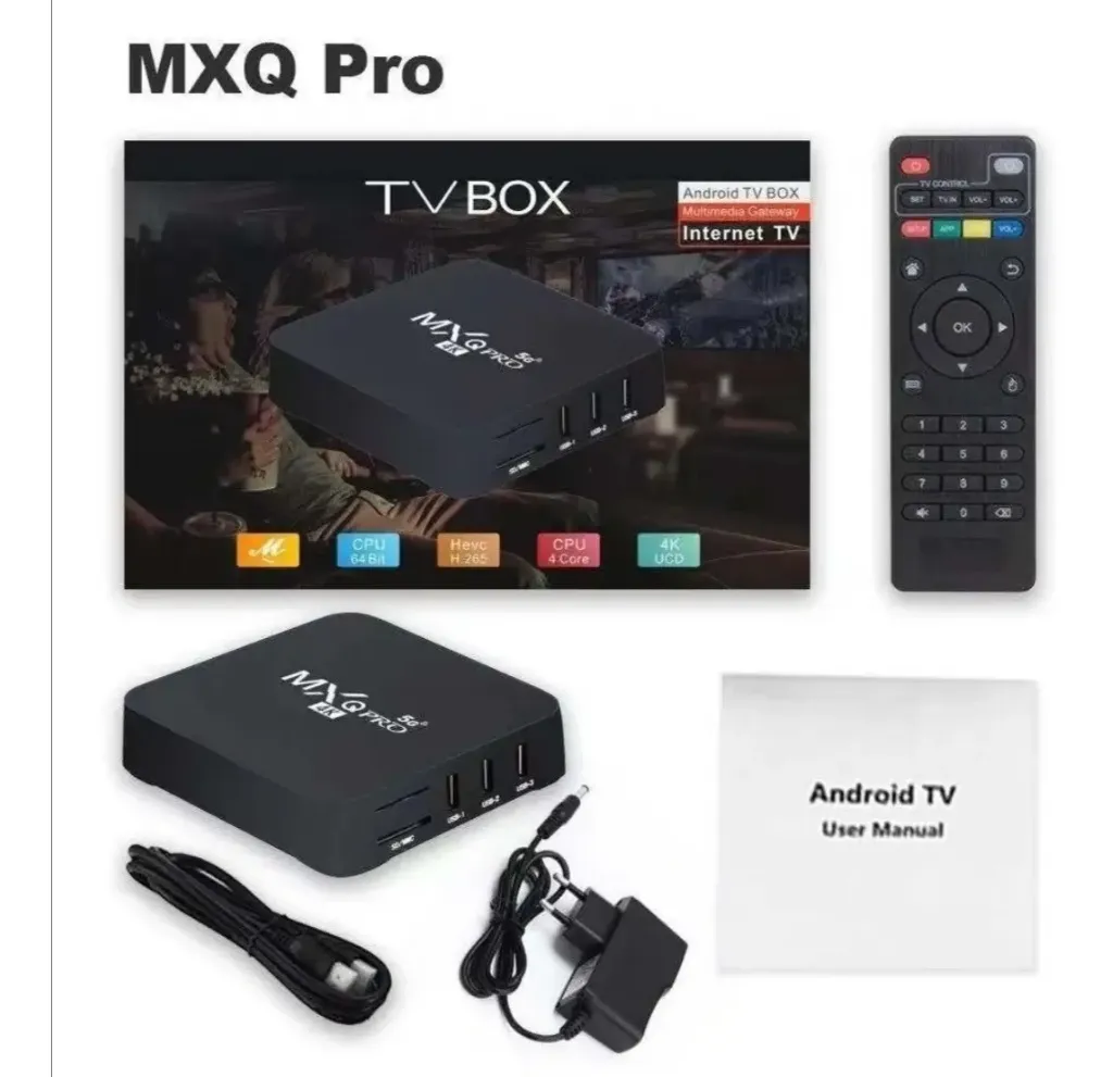 TV BOX MXQ PRO 16 GB ALMACENAMIENTO 2GB RAM