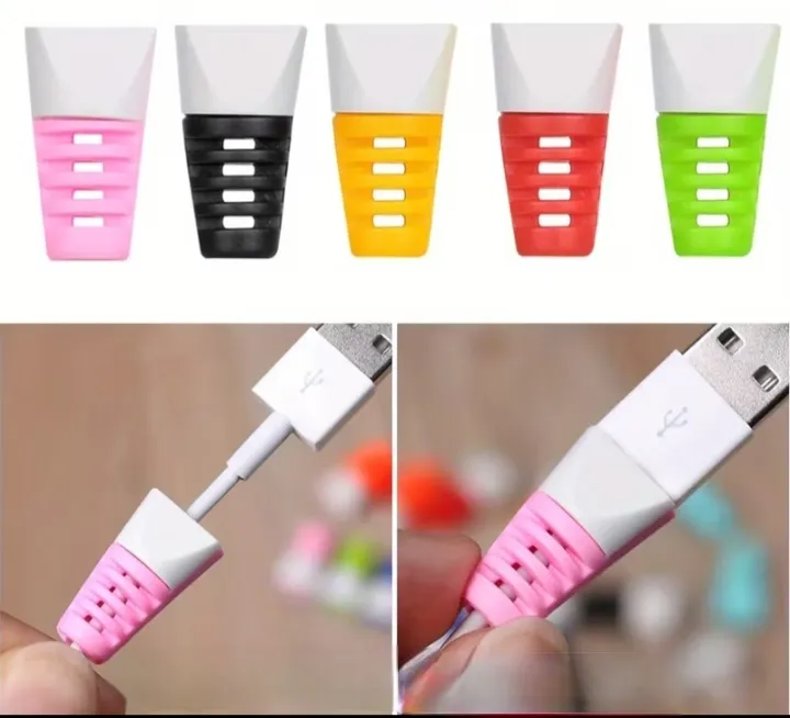Protector de cables para cargador de Celular y PC