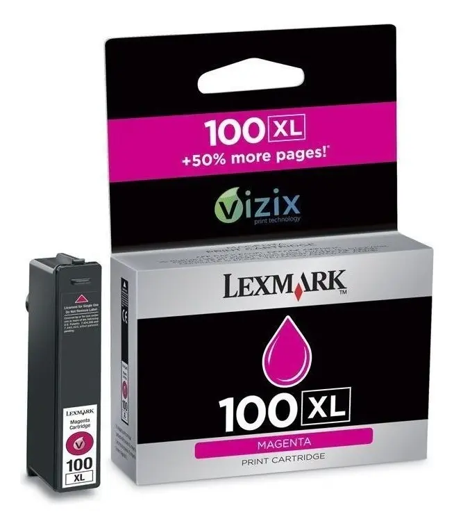 Cartucho para Impresora Lexmark Color Magenta100 XL