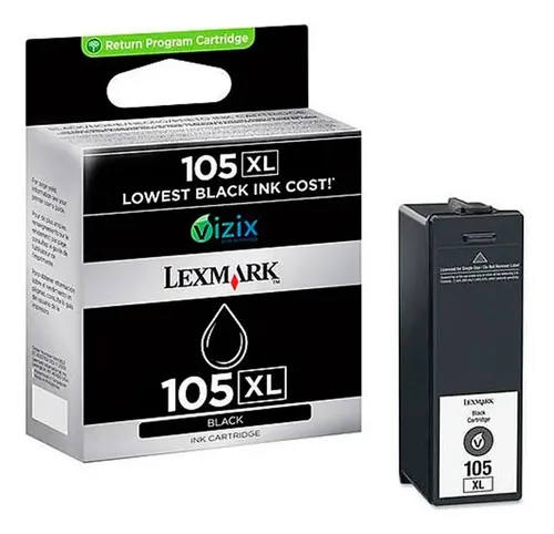 Cartucho para Impresora Lexmark 105XL Negro