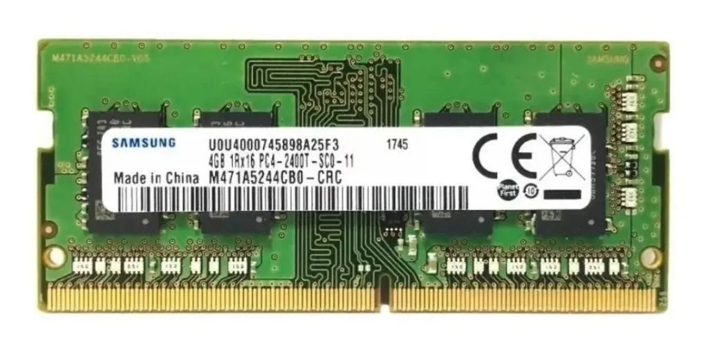 Memoria DDR-4 RAM4GB / Samsung /Pórtail y AIO