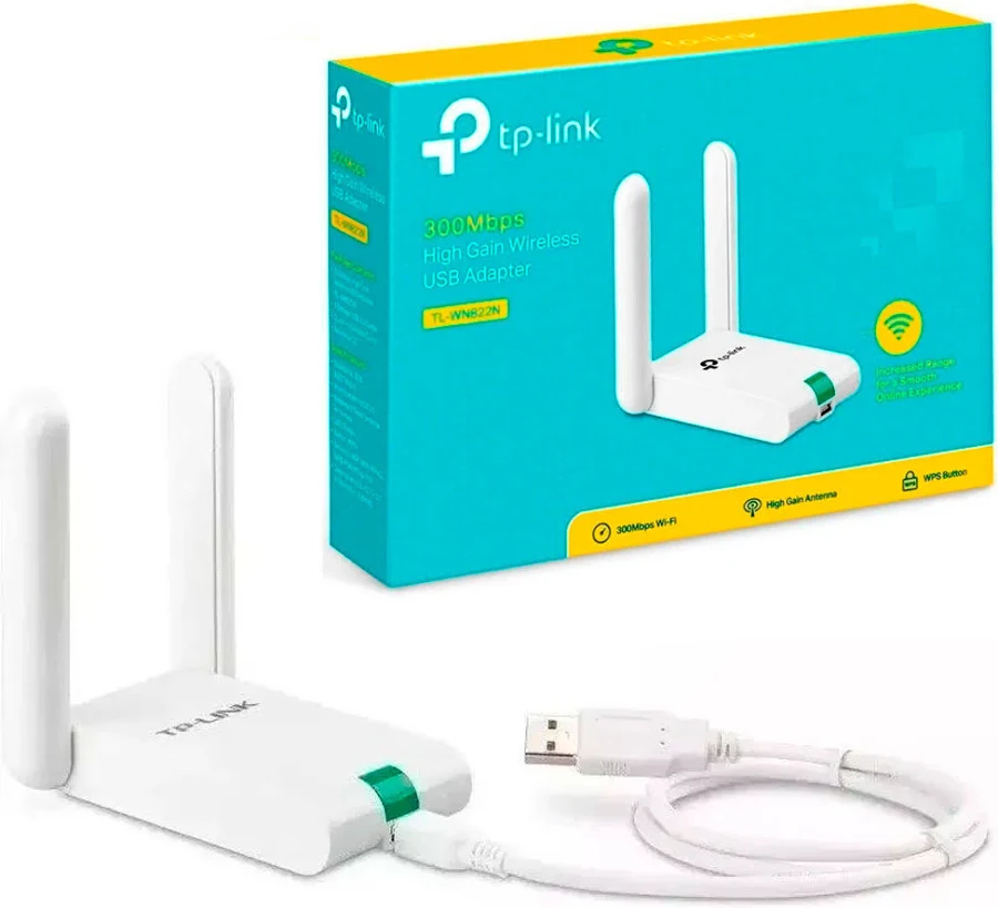 [TL-WN822] ADAPTADOR USB INALÁMBRICO DE ALTA GANANCIA 300MBPS TL-WN822