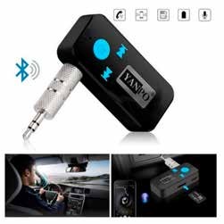 ADAPTADOR  BLUETOOTH PARA CARRO 3.5MM  