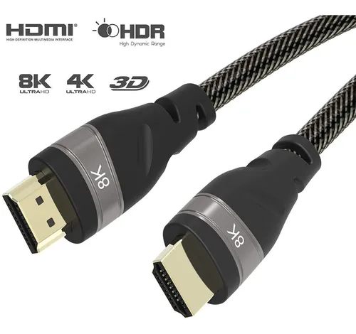 CABLE HDMI 8K / 3D / 3 METROS ENMALLADO FILTRO