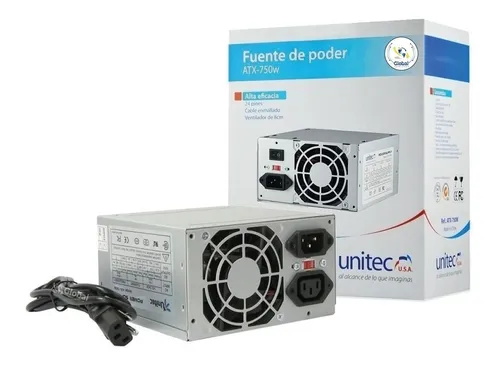 FUENTE ATX UNITEC 750W