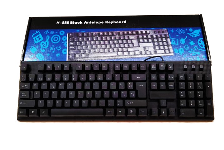 TECLADO H800 Viene con la letra Ñ