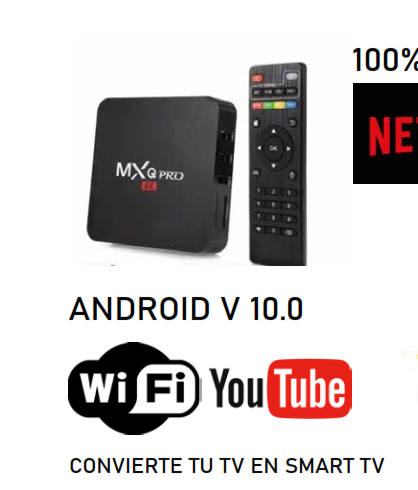 TV BOX MXQ PRO 16 GB  ALMACENAMIENTO 2GB RAM