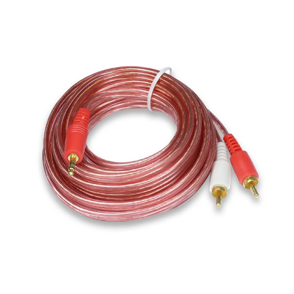 [JV-OX-1X1-1M] CABLE AUDIO 1X1 ESTEREO 3.5MM 1M OXIGENADO
