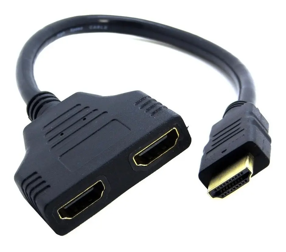 CABLE SPLITER HDMI (en Y) PARA 2 MONITORES