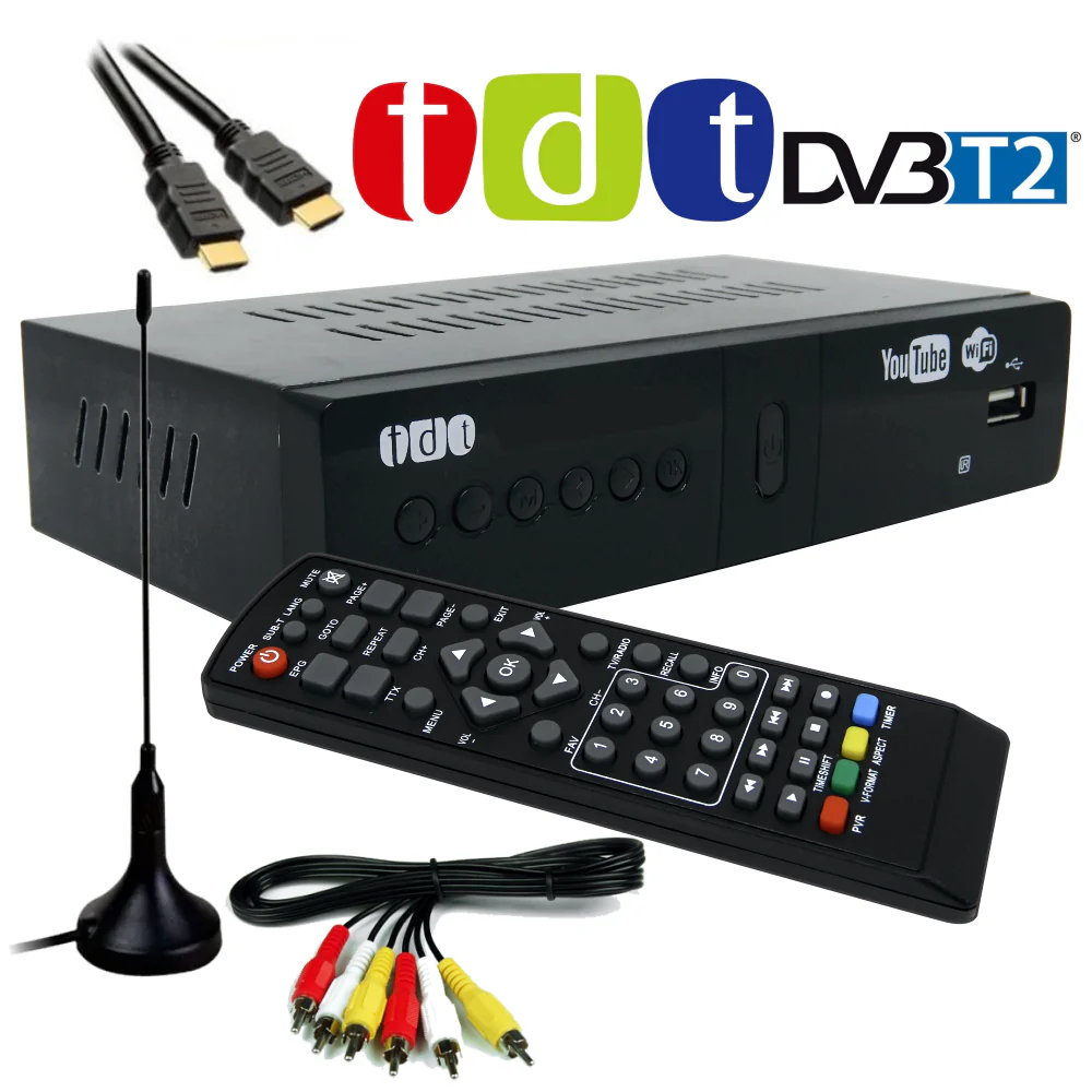 DECODIFICADOR TDT 2 AS TV BOX GRIS